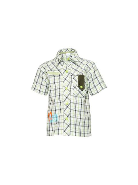 Ant Kids Boy's White Check Kidswear