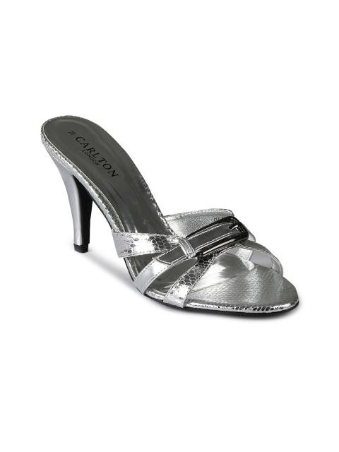 Carlton London Women Classy Silver Sandals