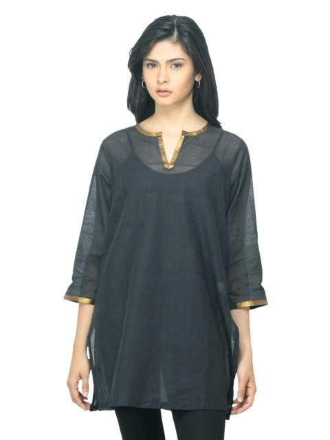 Fabindia Women Black Kurti