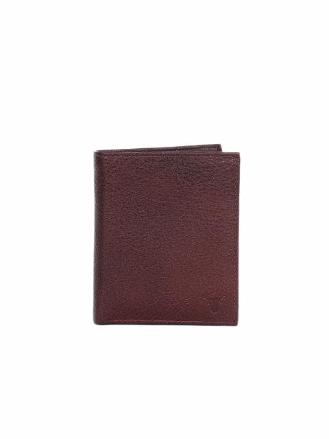 Hidekraft Men Leather Brown  Wallet