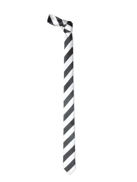 Parx Men Black and White Tie