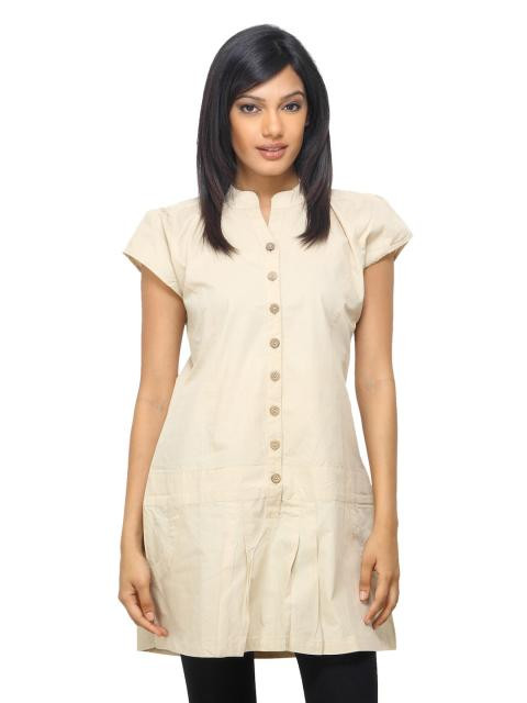 Sepia Women Beige Dress