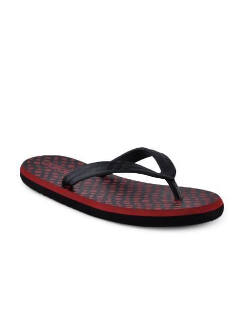 ADIDAS Unisex Red Checks Flip Flops