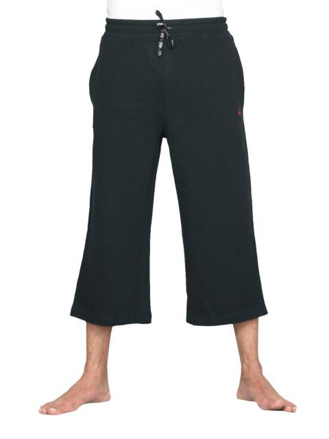Urban Yoga Men Bottoms Black Yoga Pants