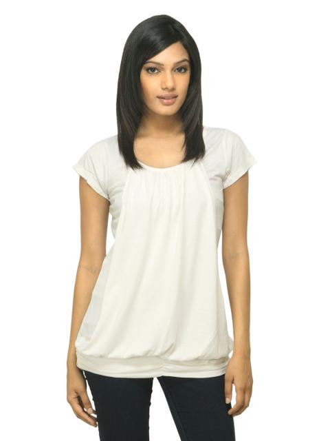 Sepia Women Off White Top
