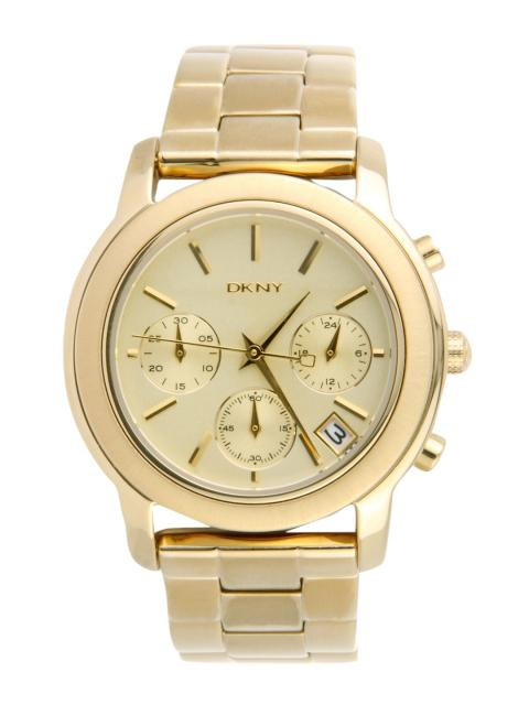 DKNY Women Beige Chronograph Watch NY8330