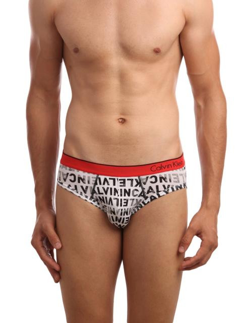 Calvin Klein Men White Briefs