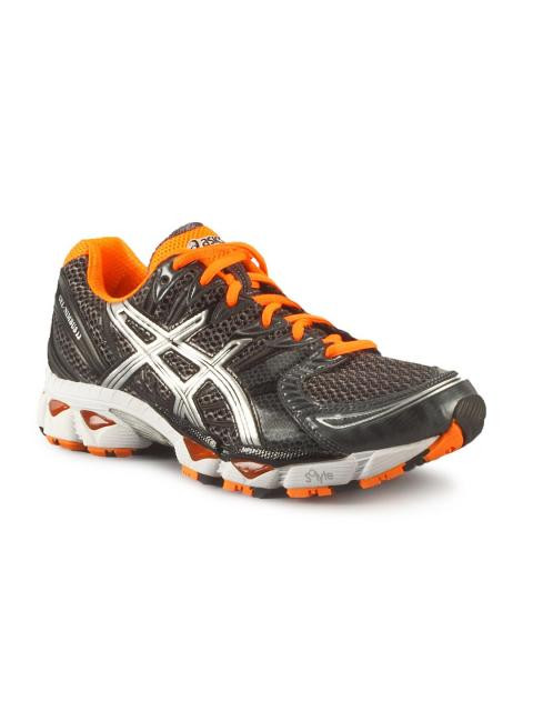 Asics Men's Gel Nimbus 12 Grey Orange Shoe