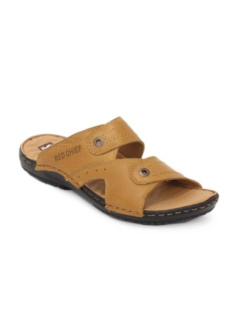 Red Chief Men Tan Sandals