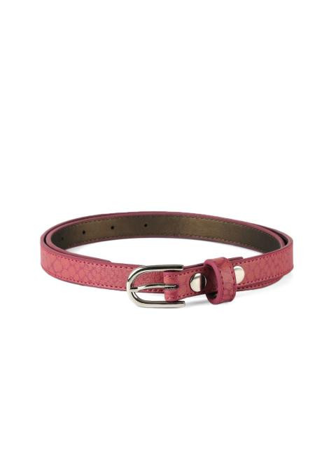 Baggit Women Tickle Taj Pink Belt