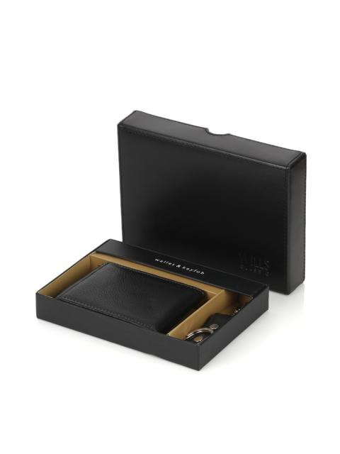 Wills Lifestyle Men Leather Accessory Gift Set
