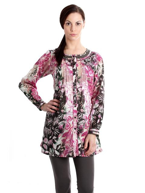 Diva Women Printed Pink Kurti