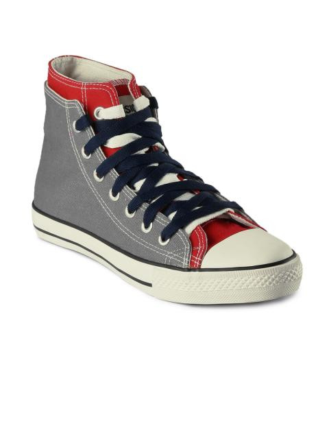 Basics Men Grey Casual Shoes