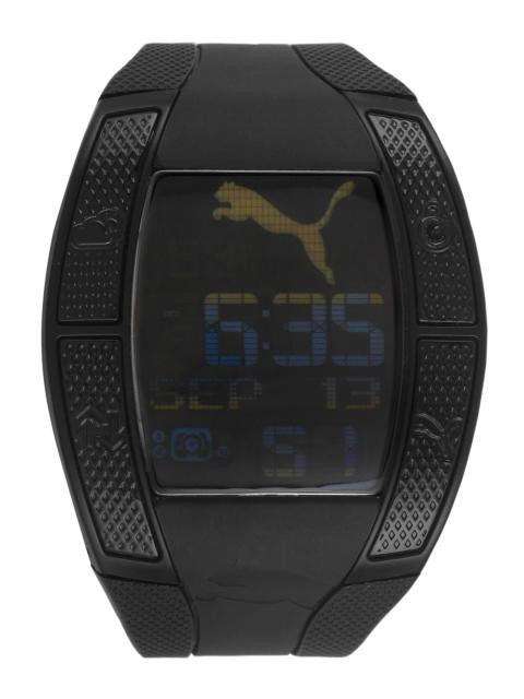 Puma Men Top Fluctuation Gents Black Black Watches
