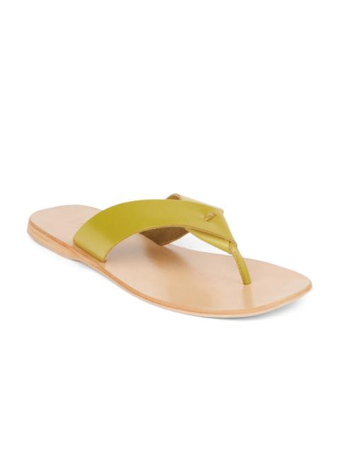 Estd. 1977 Men Yellow & Brown Sandals