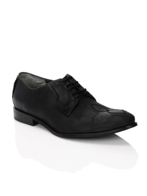 Enroute Men Black Formal Shoes
