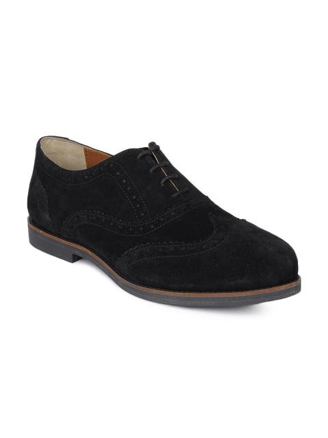 Carlton London Men Black Formal Shoes