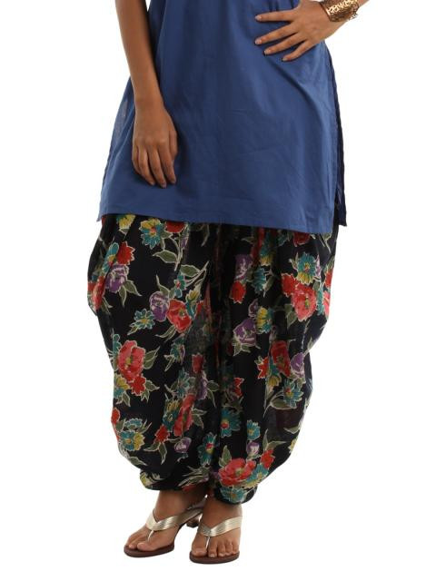 Shree Women Navy Blue & Pink Jodhpuri Salwar