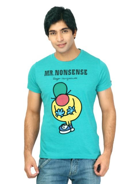 Mr. Men Men Nonsense Green Tshirts