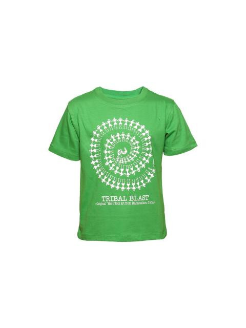 Tantra Kid's Unisex Tribal Blast Green Kidswear