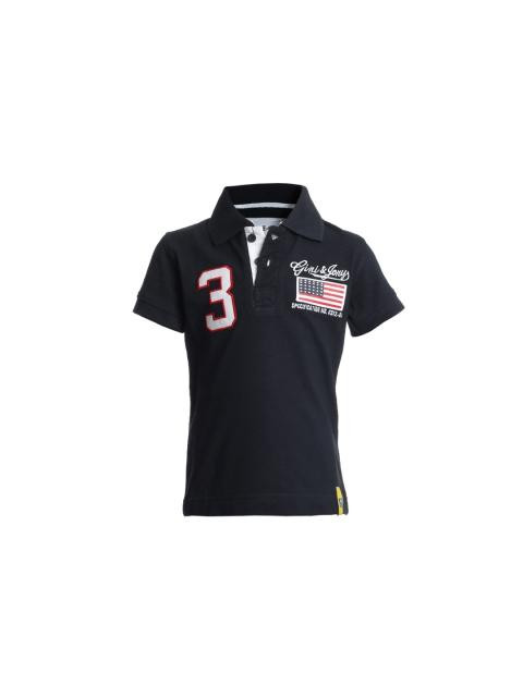 Gini and Jony Boys Navy Blue T-shirt