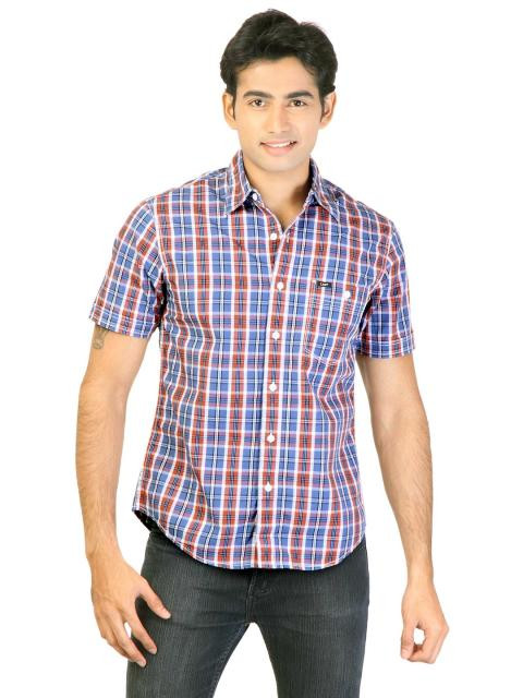 Lee Men Check Blue Shirts