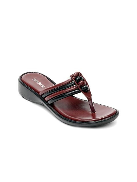Senorita Women Maroon Sandals