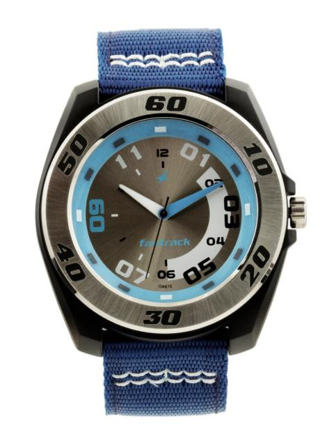 Fastrack Men Steel Dial Watch