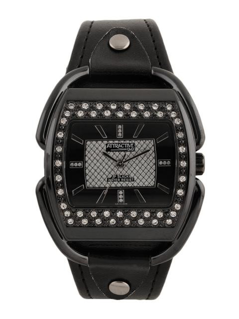 Q&Q Attractive Women Black Dial Watch