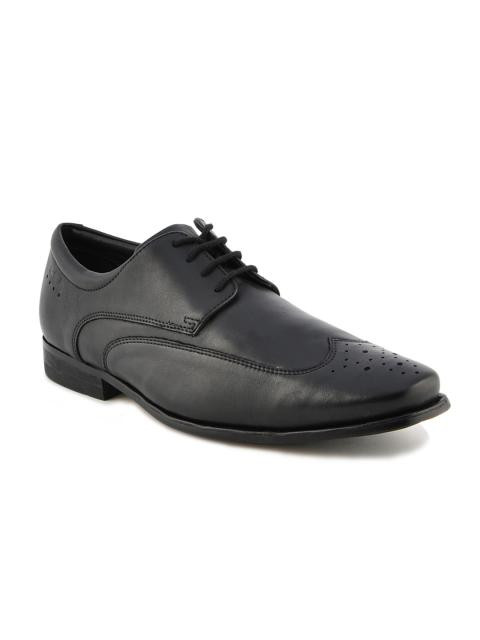 Clarks Men Leather Black Formal Shoes