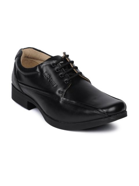 Red Chief Men Black Formal Shoes