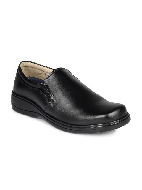 Gliders Men Black Formal Shoes