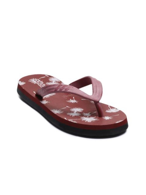 ADIDAS Women Spring Red Flip Flops