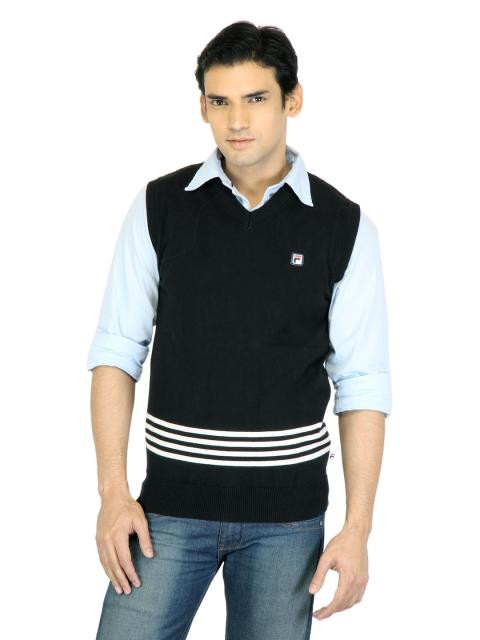 Fila Men Blanc Black Sweater