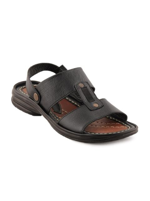 Franco Leone Men Casual Black Sandals