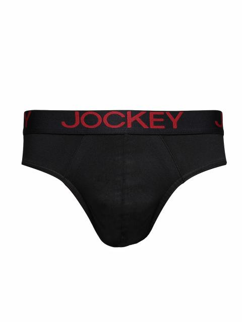 Jockey ZONE STRETCH Men Black Zone Stretch Briefs US07