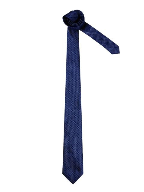 United Colors of Benetton Men Check Blue Tie