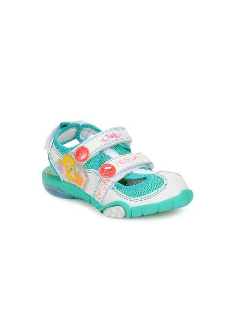 Warner Bros Unisex White Kids sandals
