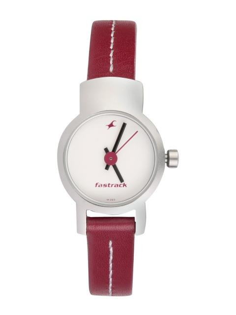Fastrack Women White Dial Watch N2298Sl01