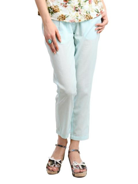 Femella Women Blue Trousers