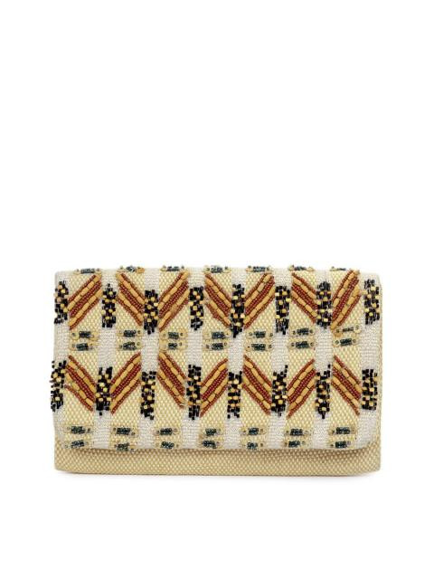 French Connection Women Beige Clutch