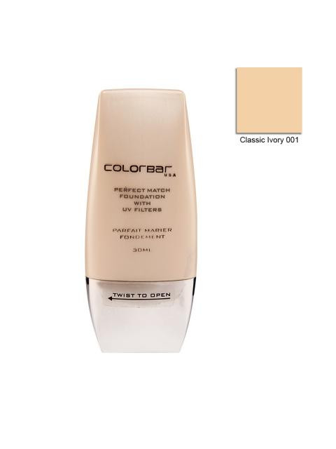 Colorbar Perfect Match Classic Ivory Foundation 001