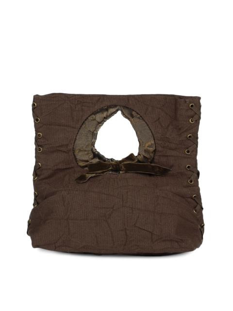 Baggit Women Gumboot Parinacrush Brown Handbag