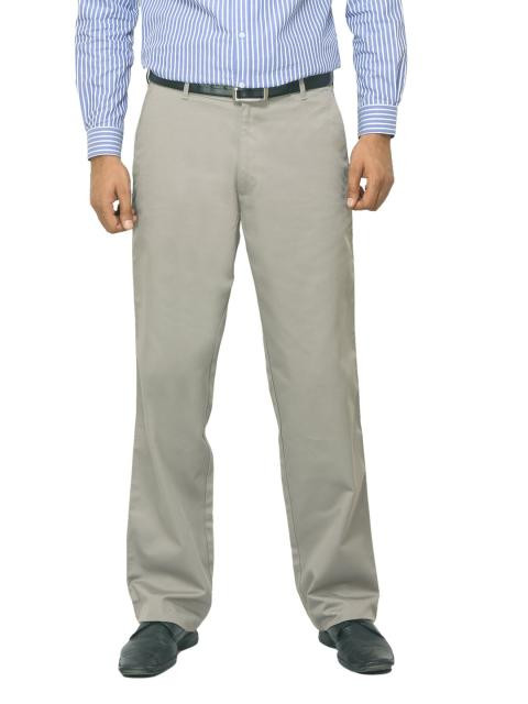 Basics Men Khaki Trousers