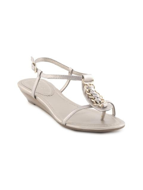 Clarks Women Santa Cruz Silver Flats