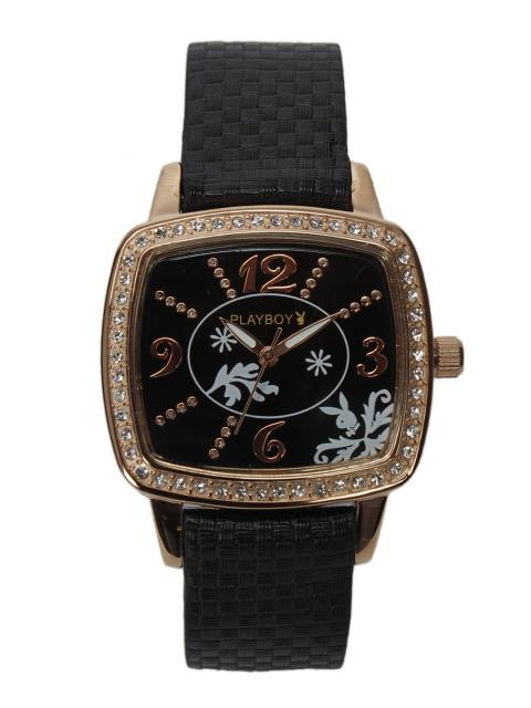 Playboy Women Black Dial Watch