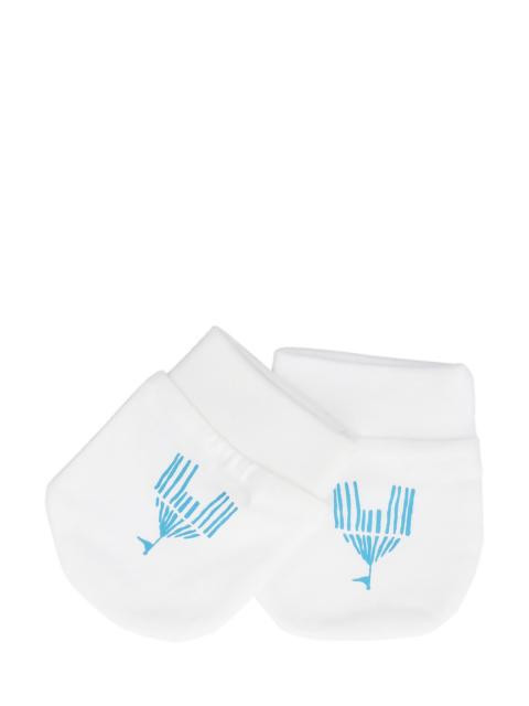 Madagascar 3 Infant Boys White Mittens