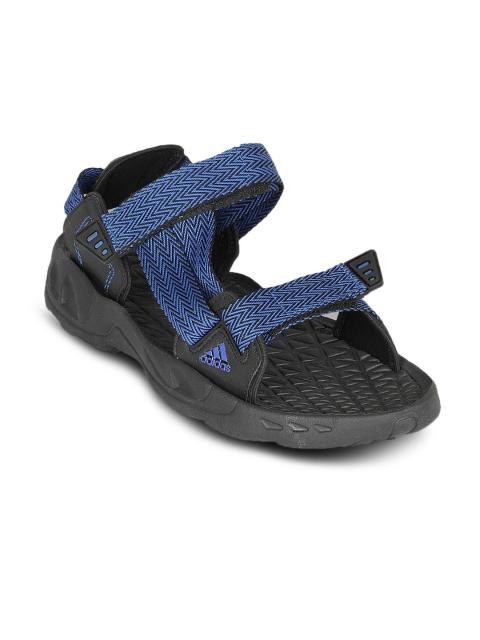 ADIDAS Men Henrio Black Blue Floater