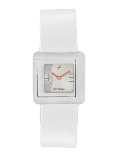Fastrack Women Silver Dial Watch