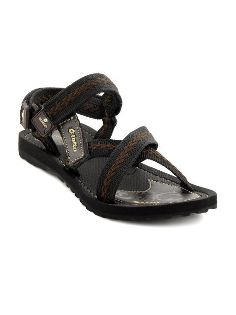Lotto Men Sting Black Sandals